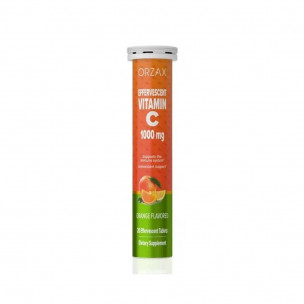 Orzax Effervescent Orzax Vitamin C, 20 таблеток