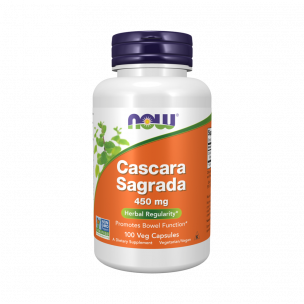 NOW Cascara Sagrada 450 mg, 100 капсул