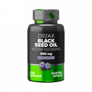 Orzax Black Seed Oil 500 mg, 60 капсул