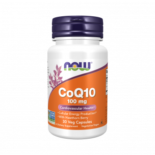 NOW CoQ10 100 mg with Hawthorn Berry, 90 капсул