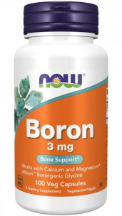 NOW BORON 3 мг, 100 вег.капс