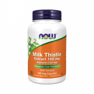 NOW Milk Thistle Extract 150 mg Silymarin (120 mg), 120 капсул