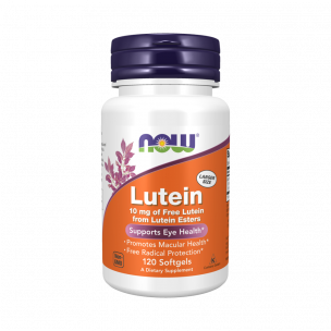 NOW Lutein 10 mg, 120 капсул