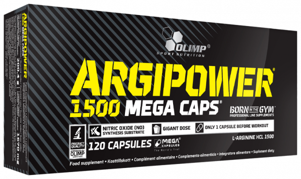 Olimp Sport Nutrition Argipower 1500 mega caps, Аргипауэр 1500 мега капс, 120 капсул
