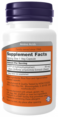 NOW 5-HTP complex, 90 капсул