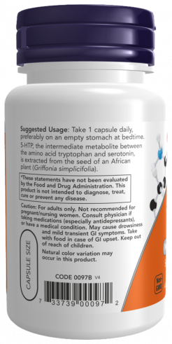 NOW 5-HTP complex, 90 капсул