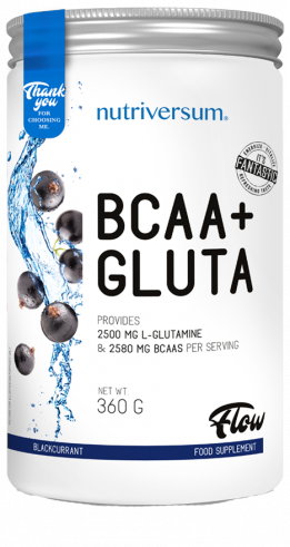 Nutriversum Flow BCAA + Gluta, 360 грамм