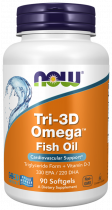 NOW Tri -3D Оmega, Три -3Д Омега, 90 капсул
