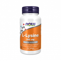 NOW L-Lysine 500 mg, L-Лизин 500 мг