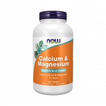 NOW Calcium &amp; Magnesium, Кальций и Магний, 250 таблеток